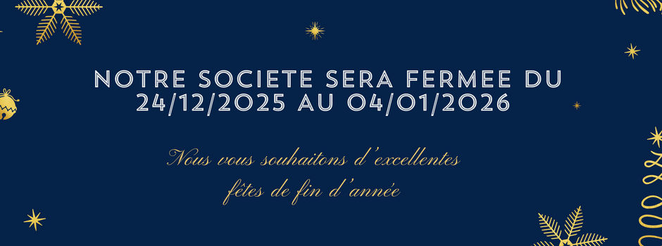 Bannière d'Extérieur de Noël Classe et Élégant Personnel en Bleu Marine et Doré (1).png